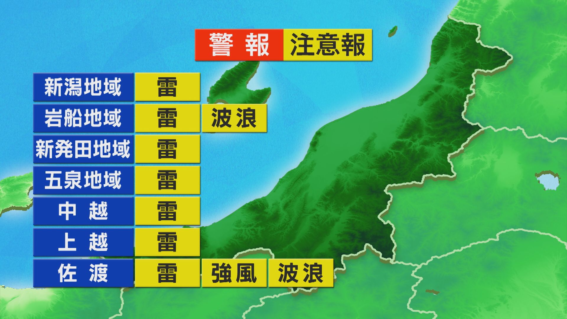 夕方以降は雨の範囲広がり 横なぐりの雨となるところも【これからの天気(25日11時40分現在)｜新潟】 2025年09月25日(木)