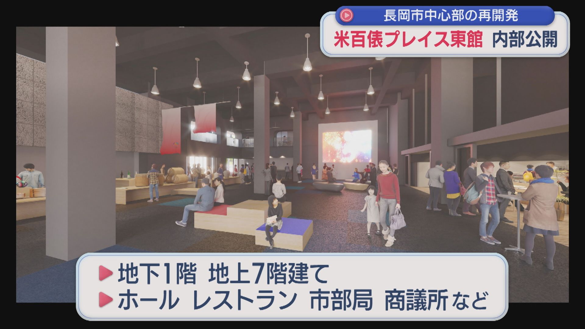 長岡市中心部の再開発「米百俵プレイス」最後の棟「東館」の内部公開【新潟】 2025年10月06日(月)