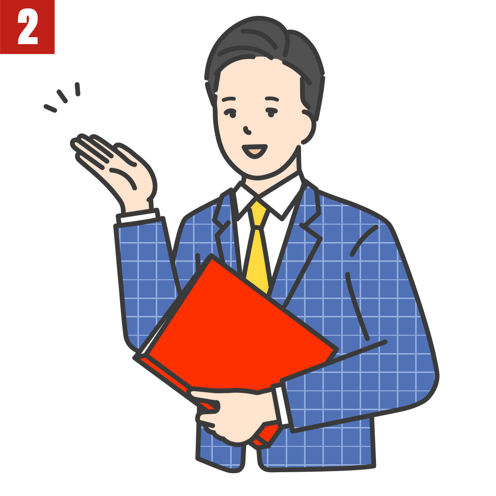 担当者からご連絡・打ち合わせイメージ