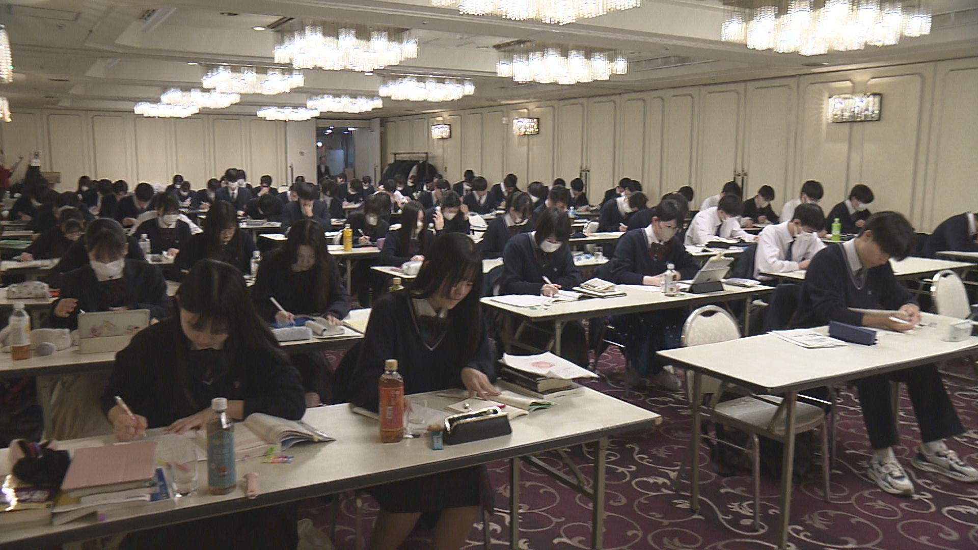 大みそかも休まず  大学合格目指し高校生がホテルで勉強合宿 【新潟】 2025年12月31日(水)