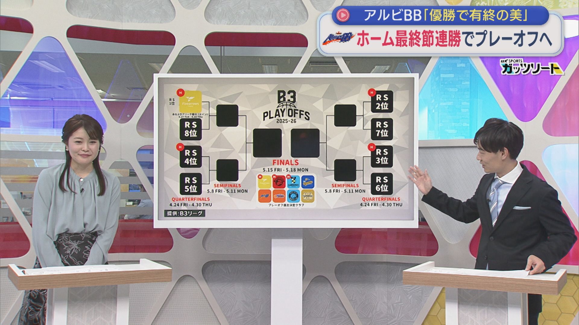 【バスケ｜アルビBB】ホーム最終節連勝でプレーオフへ、ブースターの前でリベンジ誓う【新潟】 2026年04月13日(月)