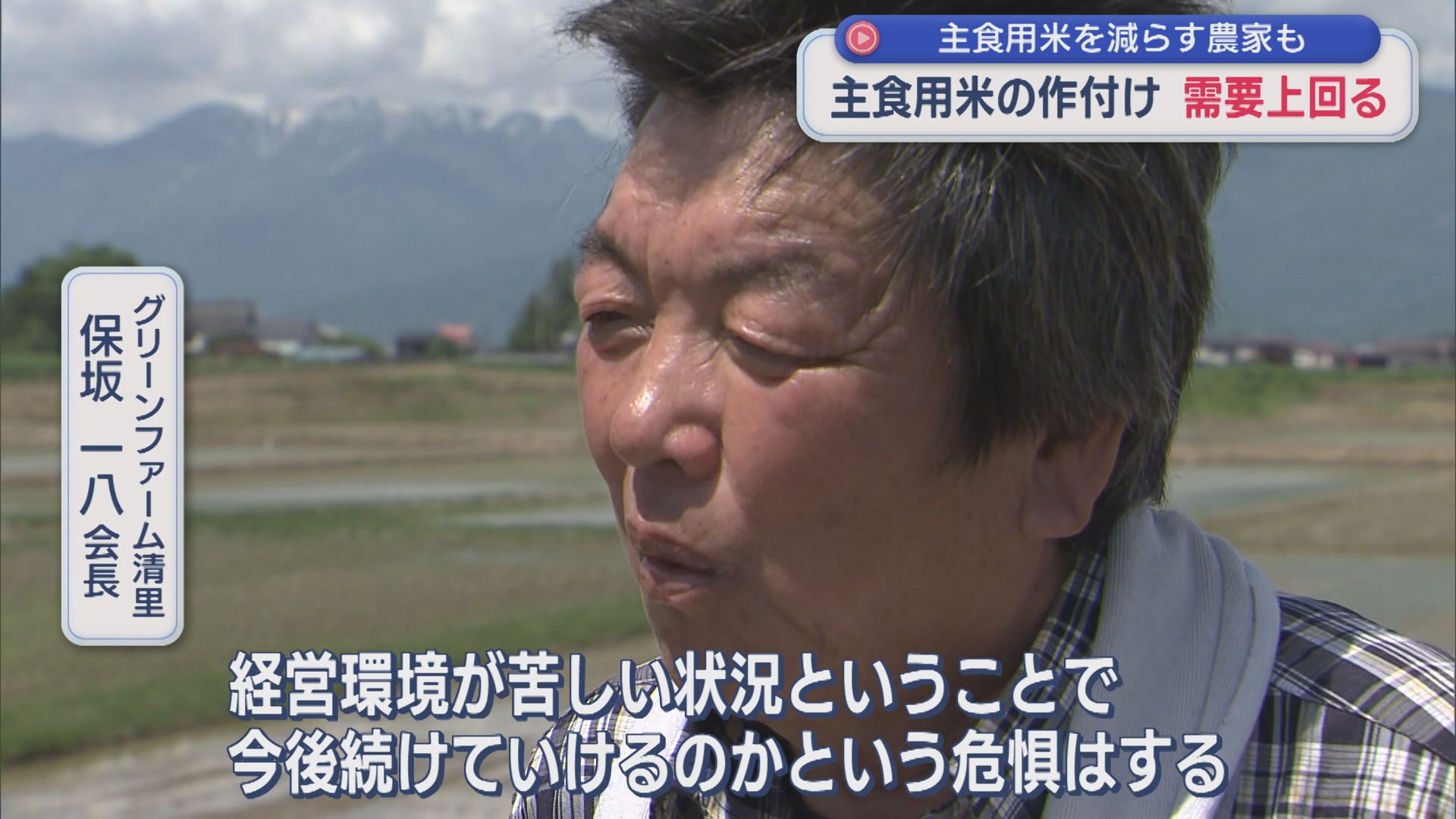 主食用米を減らす農家も「今後続けていけるのか危惧」コメ作付け 需要を上回る予想【新潟】 2026年05月25日(月)