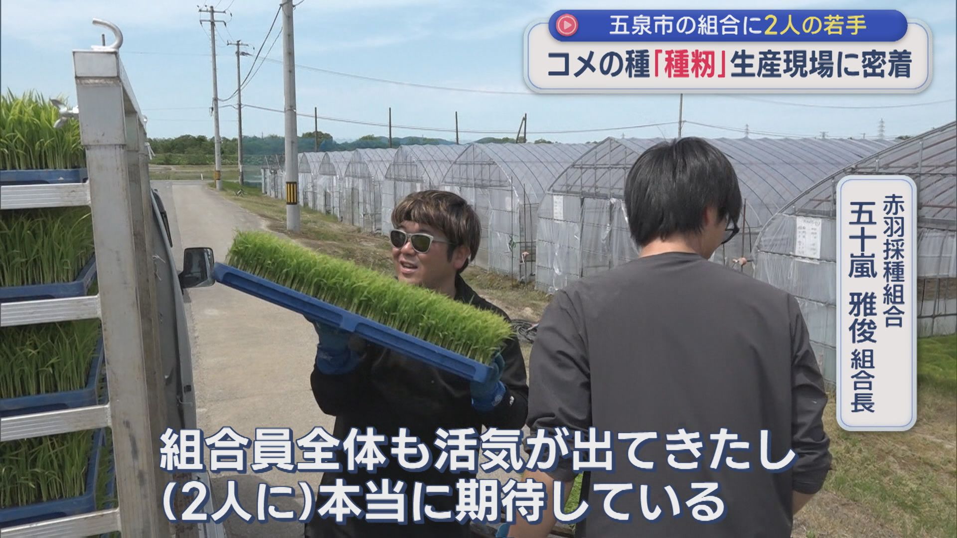 稲作に必要なコメの種 栽培する組合に若手2人が加入、生産現場に密着【新潟･五泉市】 2026年06月04日(木)