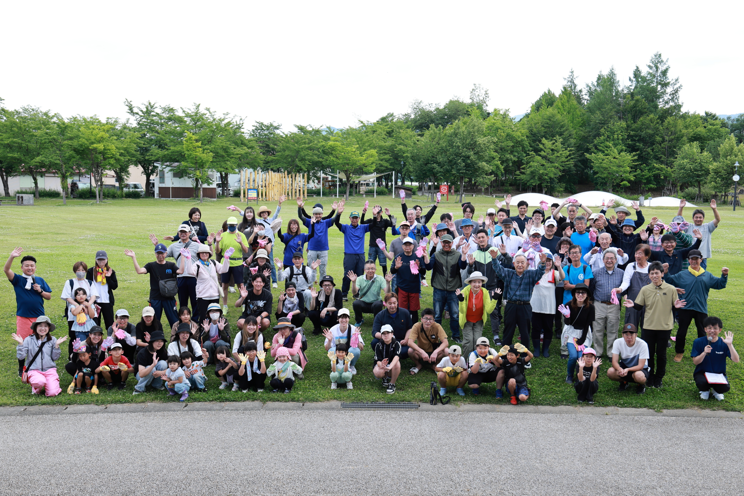 南魚沼市の八色の森公園でTeam ECO Work！を開催🌈