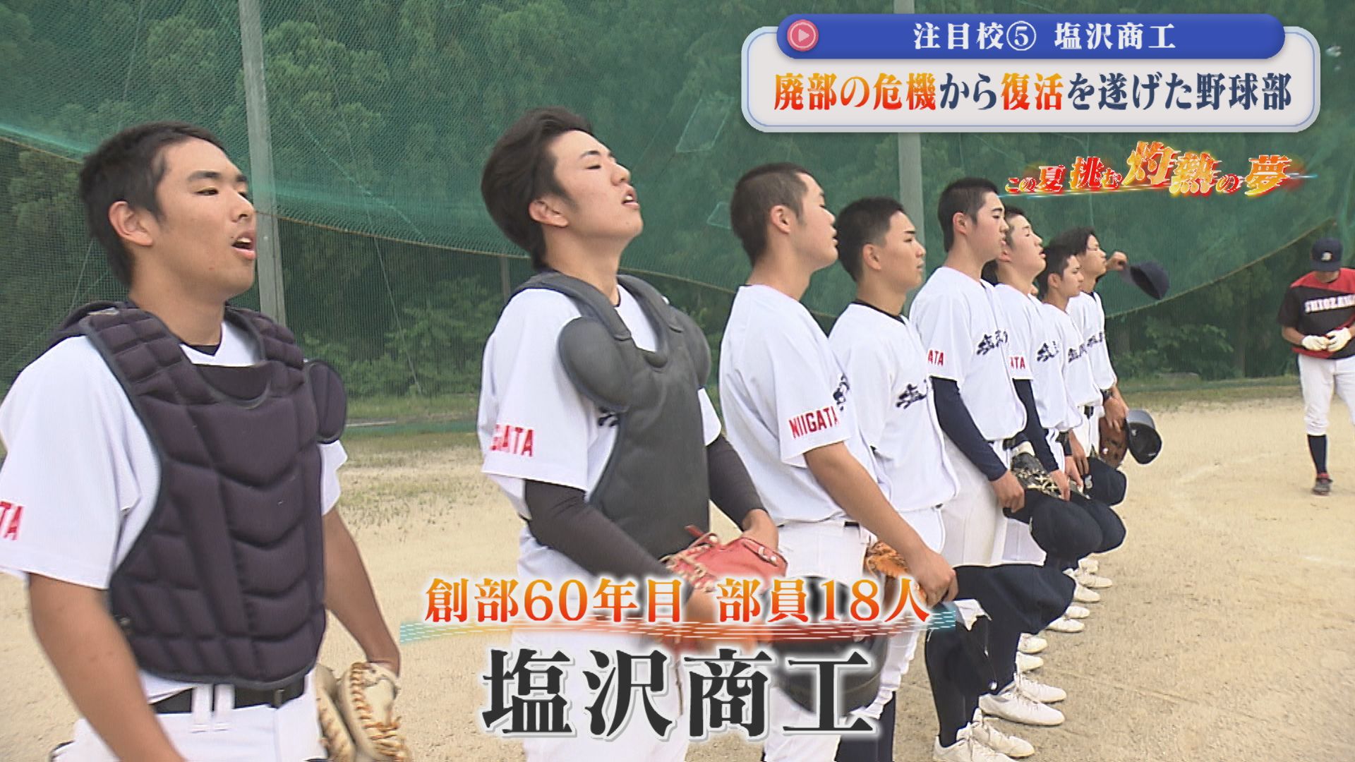 【夏の高校野球】廃部の危機から復活「塩沢商工」：注目校⑤【新潟】 2026年07月06日(月)