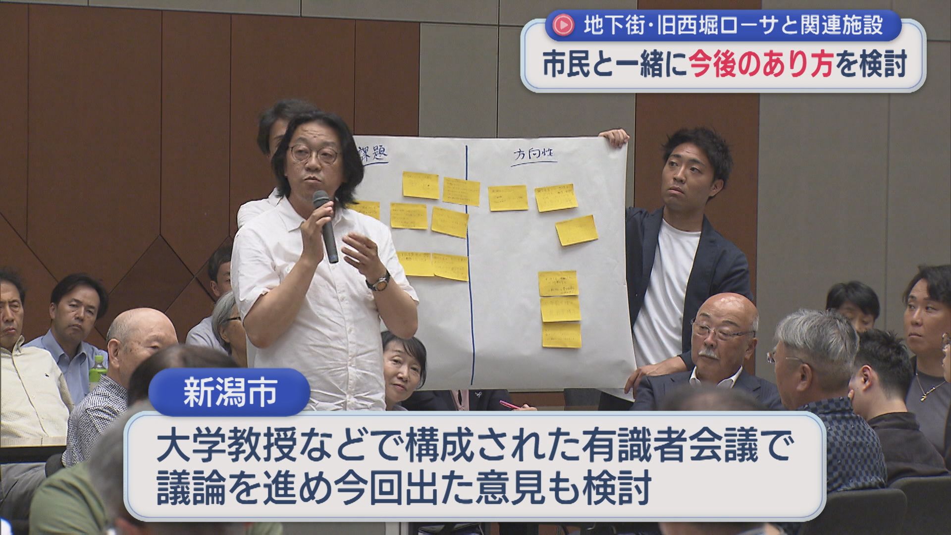 地下街・旧西堀ローサと関連施設「ワクワクする古町」市民と一緒に今後のあり方を検討【新潟】 2026年07月13日(月)
