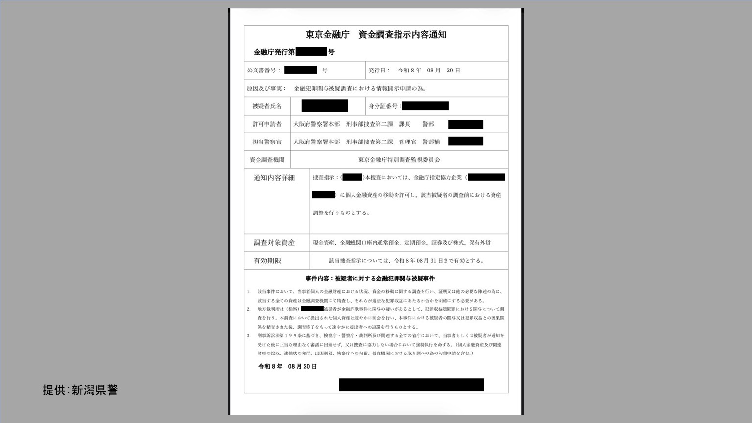 約2カ月間ビデオ通話つながったまま･･･警察官を名乗る男らから「監視」された60代男性 約1億円の詐欺被害【新潟】